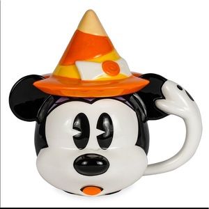 🧡💜 Disney Minnie Mouse Halloween Ceramic Mug with Witches Hat Lid